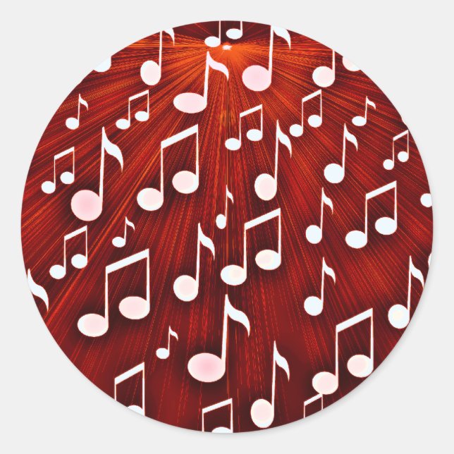 Pegatina Redonda Rock & Roll_ (Anverso)