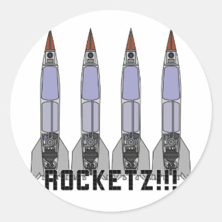 Pegatina Redonda Rocketz3
