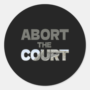 Pegatina Redonda Roe V Wade 8