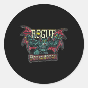 Pegatina Redonda Rogue Ale Batsquatch
