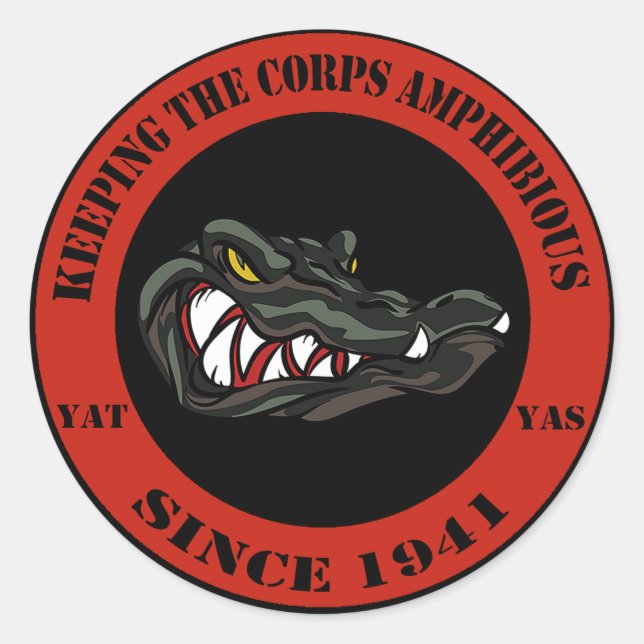 Pegatina Redonda Rojo de 1941 (Anverso)