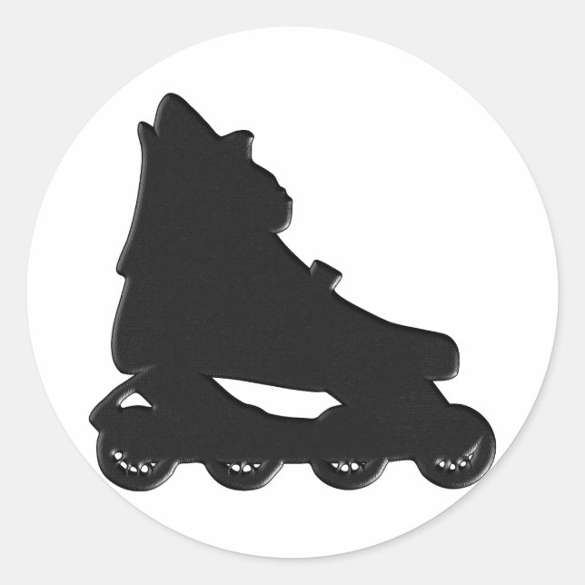 Pegatina Redonda Roller-blade (Anverso)