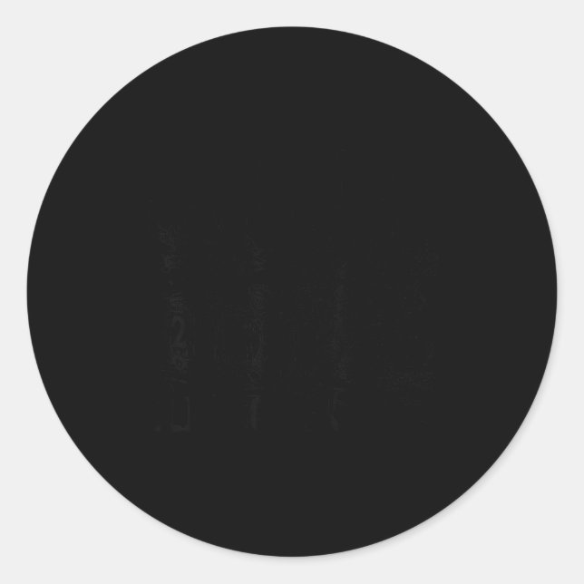 Pegatina Redonda Rolling Into 2026 Happy New Year 2026 Funny Raccoo (Anverso)