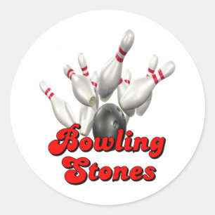 Pegatina Redonda Rolling Stones