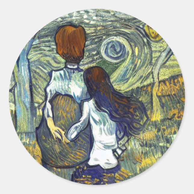 PEGATINA REDONDA ROMANCE (Anverso)