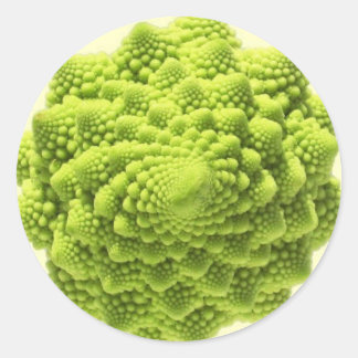 Pegatina Redonda romanesco-phi
