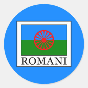 Pegatina Redonda Romani