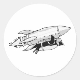 Pegatina Redonda Rompecabezas