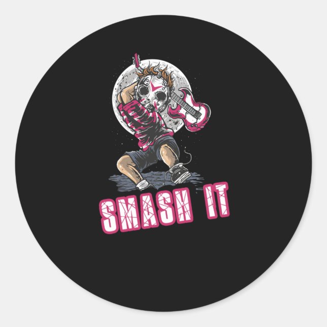 Pegatina Redonda Romper (Anverso)