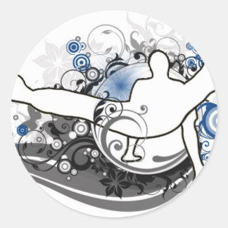 Pegatina Redonda Romper algo