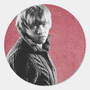 Pegatina Redonda Ron Weasley 5