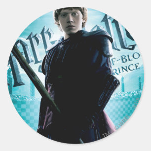 Pegatina Redonda Ron Weasly
