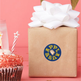 Pegatina Redonda Ronda de aplausos