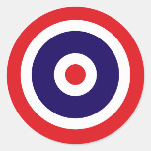 Pegatina Redonda Ronda de redondeo de la bandera de Tailandia