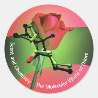 Pegatina Redonda Ronda de Scent y Chemi-Pegatina
