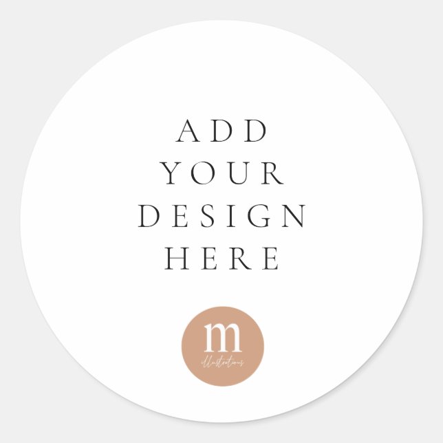 PEGATINA REDONDA RONDA O CUADRADO (Anverso)