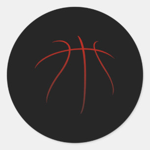 Pegatina Redonda Ropa de baloncesto - Baloncesto 2