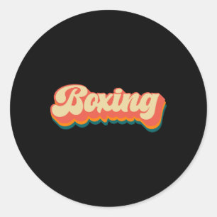 Pegatina Redonda Ropa de Boxeo - Boxeo 3