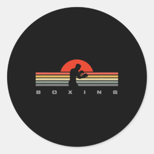 Pegatina Redonda Ropa de Boxeo - Boxeo 5