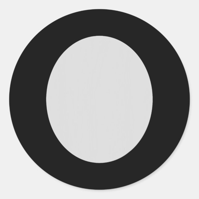 Pegatina Redonda Ropa de burro de burro (Anverso)