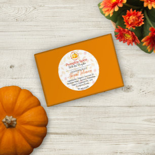 Pegatina Redonda Ropa de calabaza Baño casero hecho a mano y etique