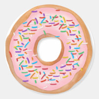 Ropa de escarcha rosada de Donut Alimentos Cuidado