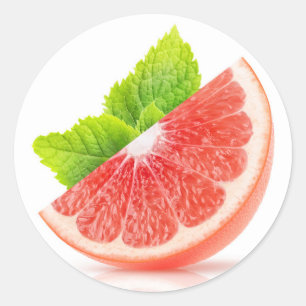Pegatina Redonda Ropa de pomelo