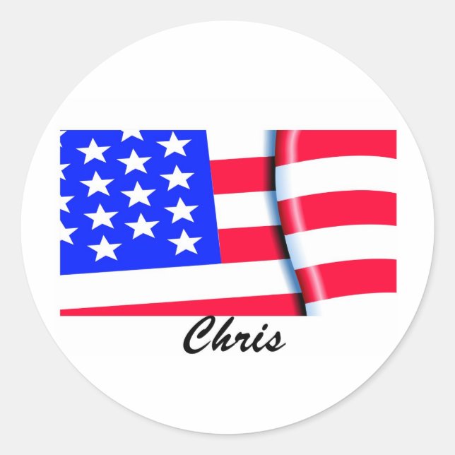 Pegatina Redonda ropa personalizada (Anverso)