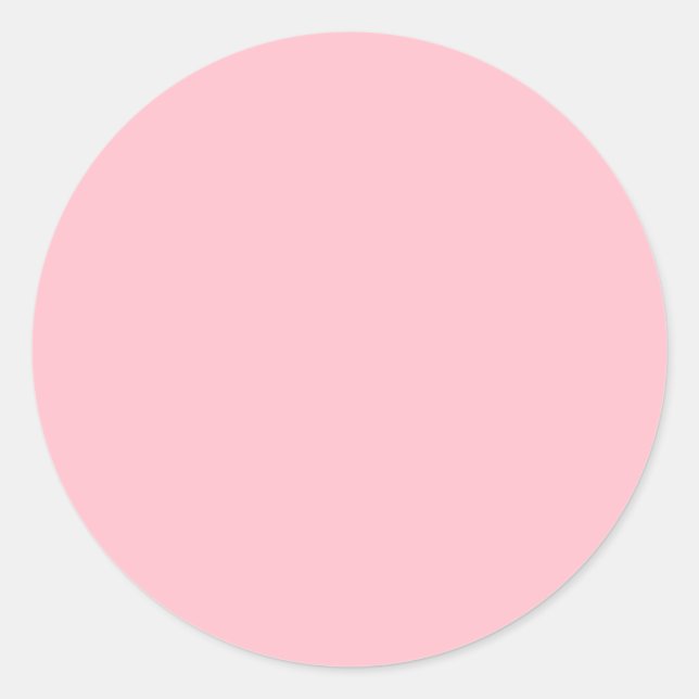 Pegatina Redonda Rosa (Anverso)