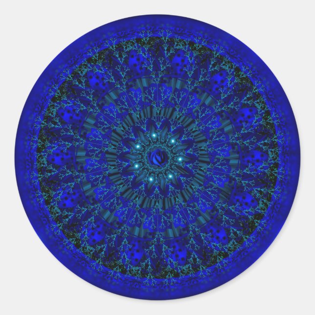 Pegatina Redonda Rosa azul místico.jpg (Anverso)