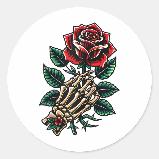 Pegatina Redonda Rosa gráfico Raglan Baseball Tee_1 (Anverso)