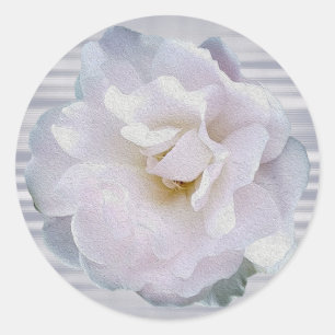Pegatina Redonda Rosa gris rosado