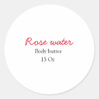 Rosa mantequilla corporal añadir tu nombre de text