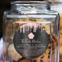 Rosa Purpurina de pastelitos de oro delata a chef