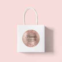 Rosa Purpurinoso Relieve metalizado dorado 75º cum