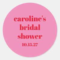 Rosa Rojo Moderno Divertido Cumpleaños de Boda Per