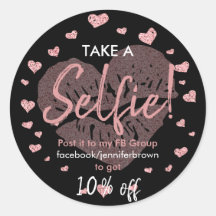 Rosa toma un selfie Corazón Labios Lápiz labial de