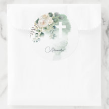 Rosas elegantes religiosos Cruz Verde de lavado