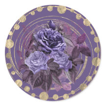 Rosas góticos morados de Halloween