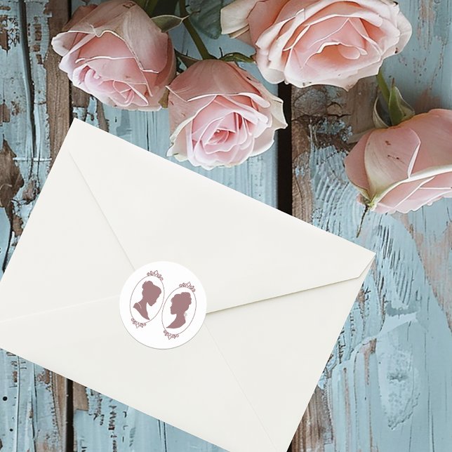 Pegatina Redonda Rosas rosas rosas rosas negras (Subido por el creador)