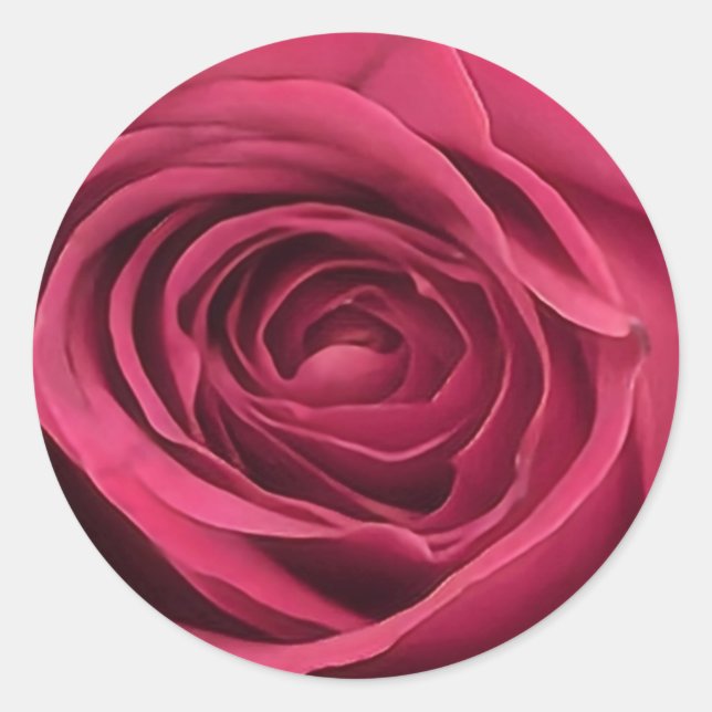 Pegatina Redonda Rosebud (Anverso)