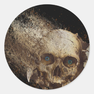 Pegatina Redonda Roto