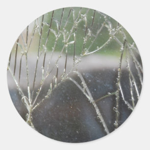 Pegatina Redonda Roto