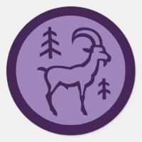 Rótulo Zodiac de Capricornio
