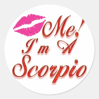 Pegatina Redonda Rótulos zodiacos