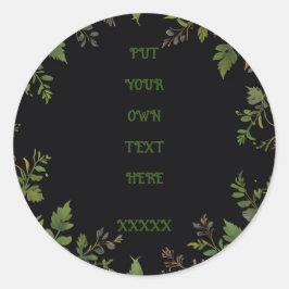 Pegatina Redonda Round personalised