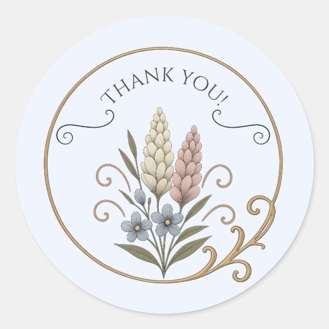 Pegatina Redonda round professionnal labels sophisticated (Anverso)