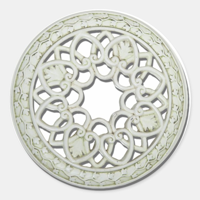Pegatina Redonda RoundDecorativeTile112810 (Anverso)