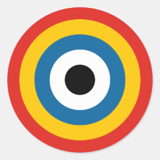 Pegatina Redonda Roundel de la Fuerza Aérea China 1920-1921