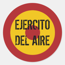 Pegatina Redonda Roundel de la Fuerza Aérea Española